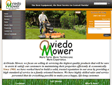 Tablet Screenshot of oviedomower.com